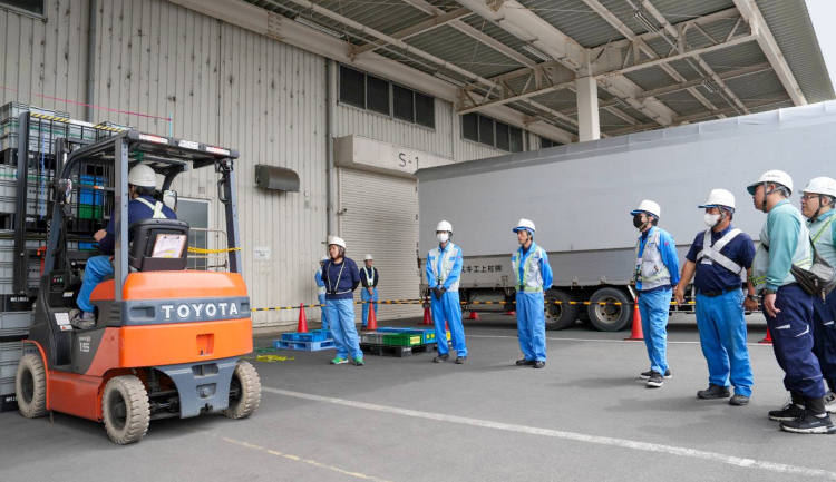 フォークリフト体感訓練